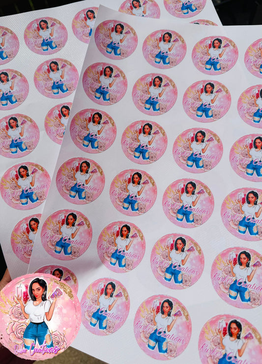 waterproof-professionally printer-kiss cut Stickers
